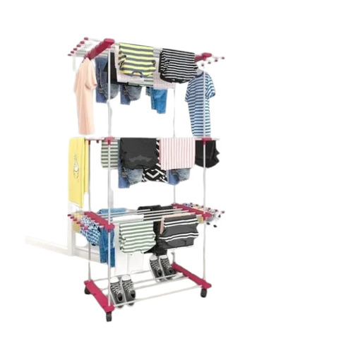 Cloth Drying Stand - Color: White