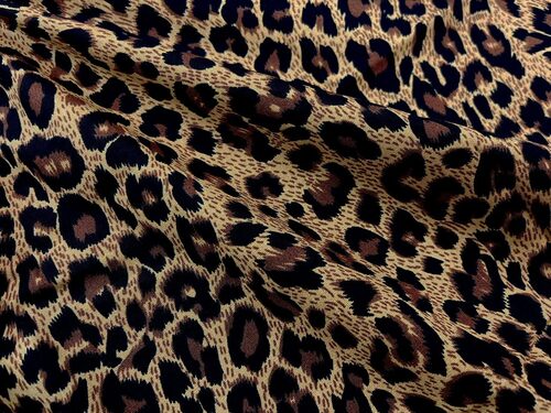 Cotton Leopard Digital Printed Fabric