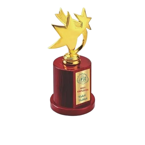 Golden & Red Trophy