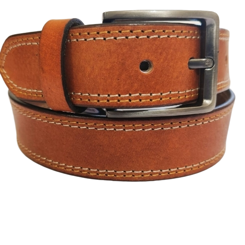 Light Brown Leather Belt