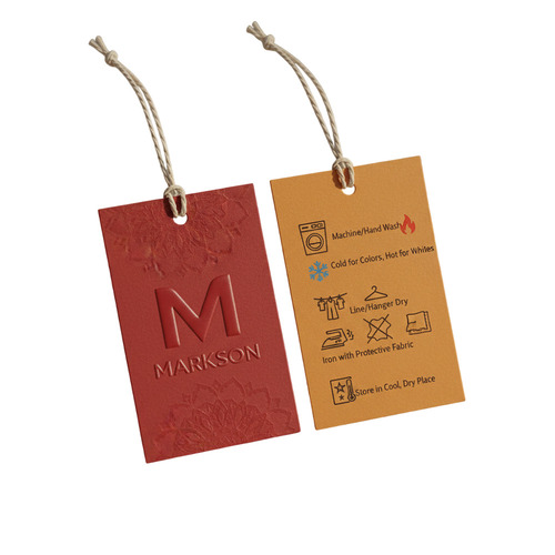 Spot Uv Hang Tags - Material: Corrugated Board