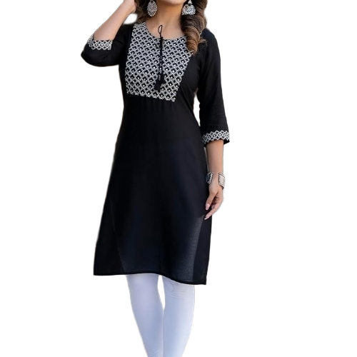 Ladies Black Color Kurti