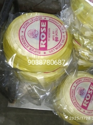 Pp Mono Yarn - 100% Polypropylene, Yellow, Heavy Duty | Tear Resistant, Light Weight, Industrial Sewing