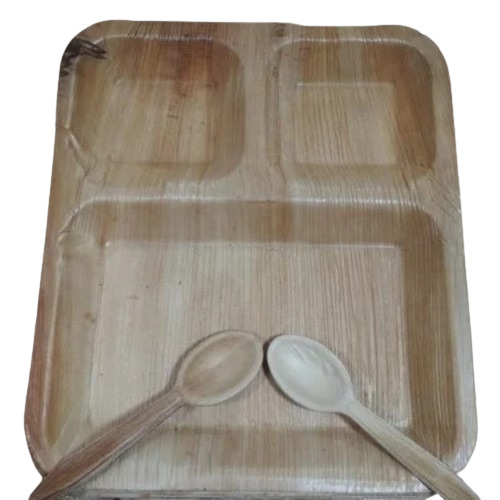 Areca Leaf Square Plate