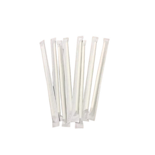 Biodegradable White Paper Straws