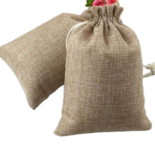 Jute Potli Bag  - Color: Brown