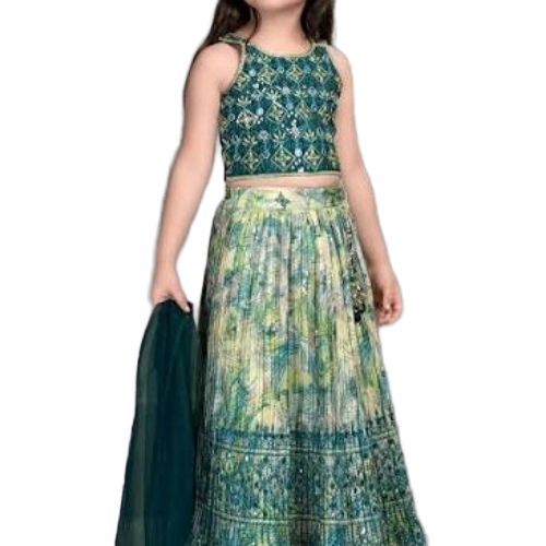 Girls Top And Skirt Set