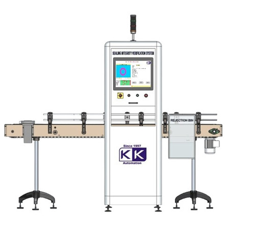 Online Induction Sealing Machine - Dimension (L*W*H): X600X1900 Millimeter (Mm)