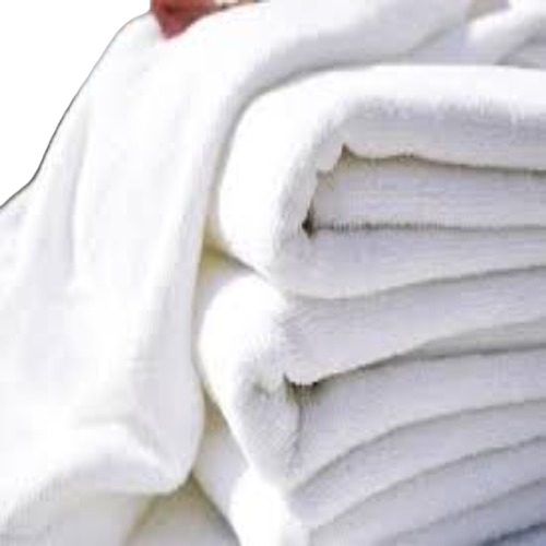 Premium White Cotton Hotel Bath Towel