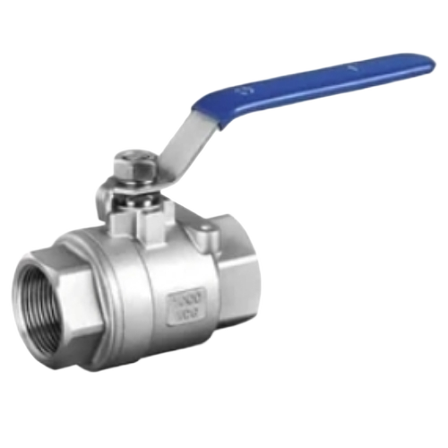 Stainless Steel Ball Valve - Stainless Steel, Standard Size, Silver | Socket Joint Connection, Fine Finished, Durable, Industrial Use