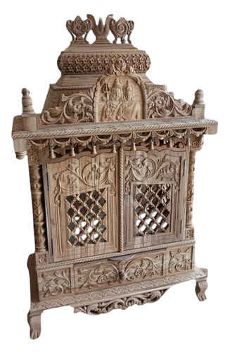 Brown Teak Wood Temple