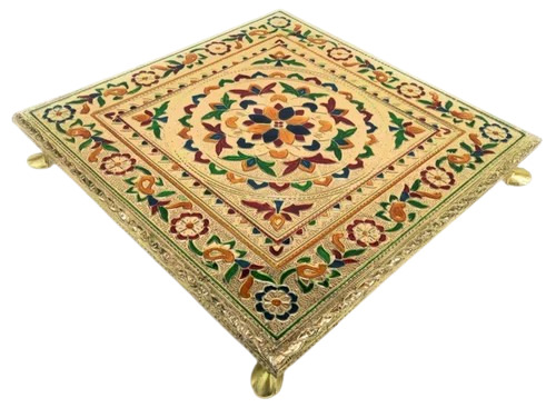 Meenakari Pooja Chowki