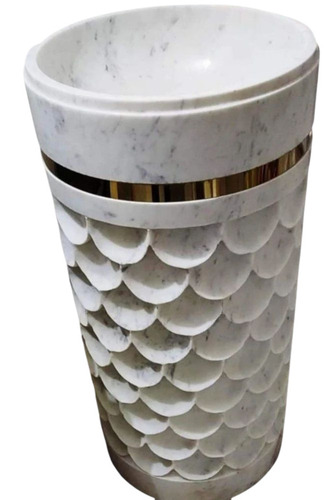 Natural Stone Pedestal Wash Basin 