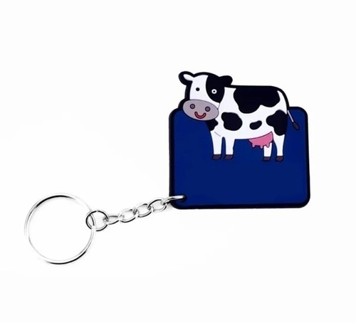 Silicone Rubber Keychain - Coating Type: Na