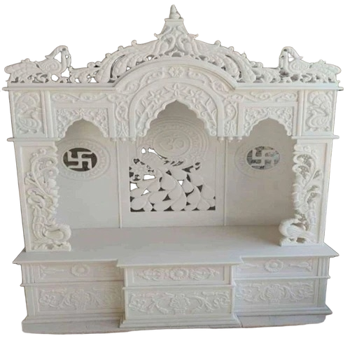 White Makrana Marble Home Temple 