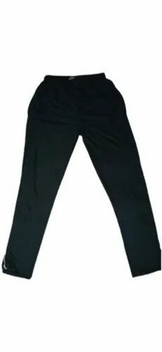 Mens Plain Black Cotton Lower