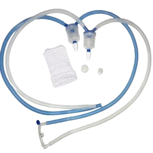 Neonatal CPAP Circuit With Water Trap And Cannula And Bonnet