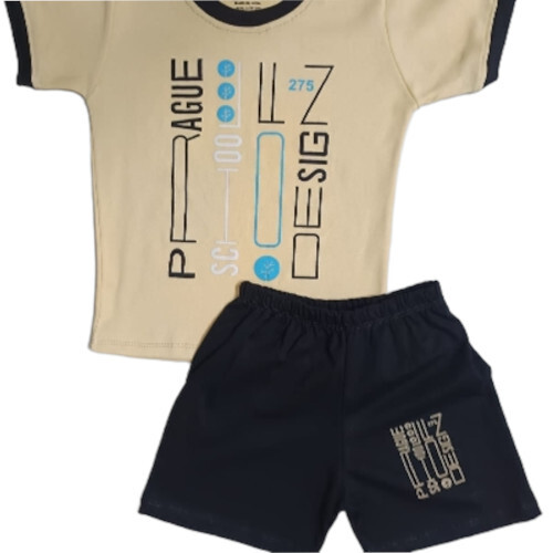 Printed Kids T Shirt And Half Pant