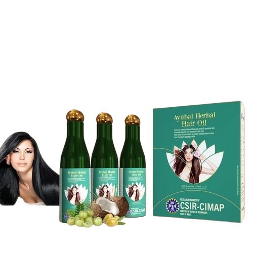 Ayubal Herbal Hair Oil For Dandruff, Hair Fall, Baldness