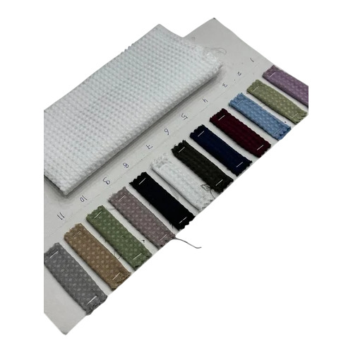 Imported Waffle Dobby Plain Fabrics - Application: Textiles Industry