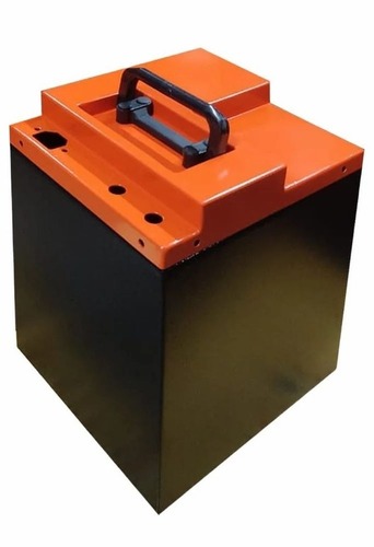 Lithium Ion Battery Container - Color: Black/White