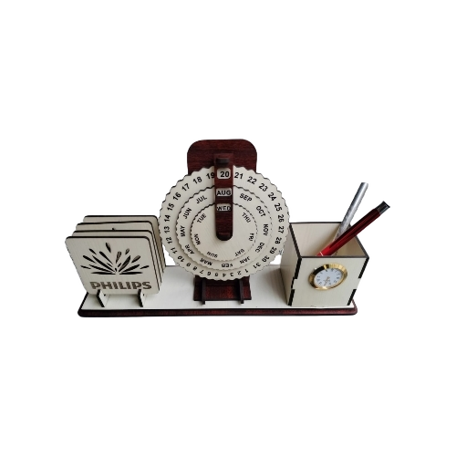 Wooden Desktop Organiser