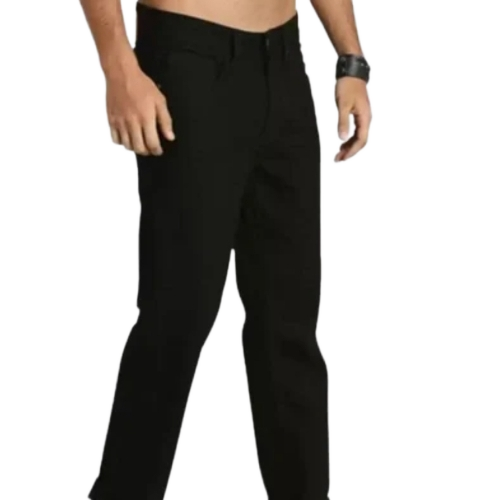 Men Black Slim Fit Denim Jeans