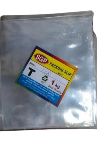 Plain Polypropylene Pouches