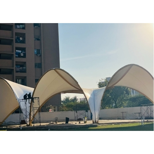 Pvc Modular Tension Structure - Color: Grey