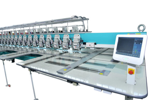 RT 12 Needles Flat Multi Head Embroidery Machine
