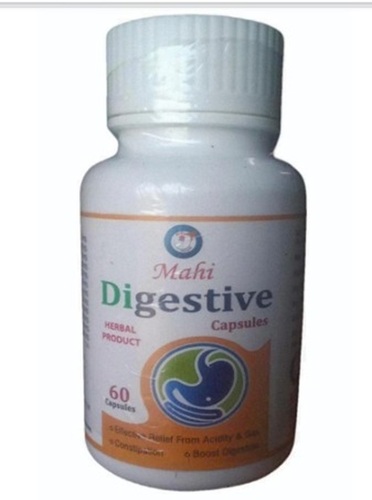 Mahi Digestive Capsule - Natural Enzyme Supplement Capsules, Easy Digestion | Digestive Support, Gas Reduction, Acid Control, Bloating Prevention, Fast Acting, Safe Consumption