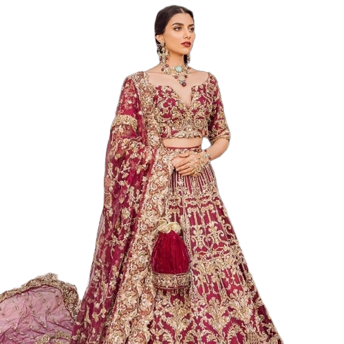 Red Bridal Lehenga