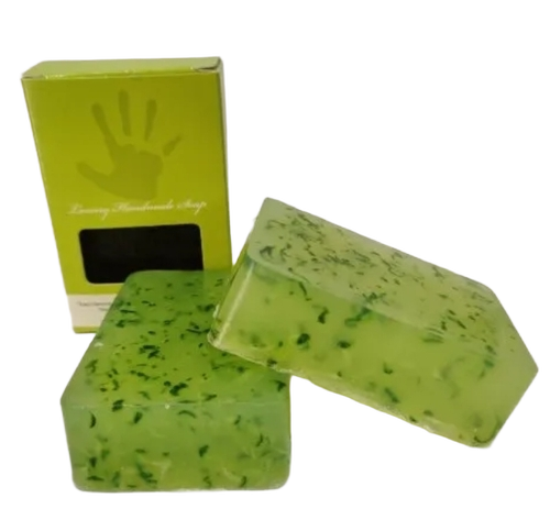 Aloe Cucumber Soap - Color: Green
