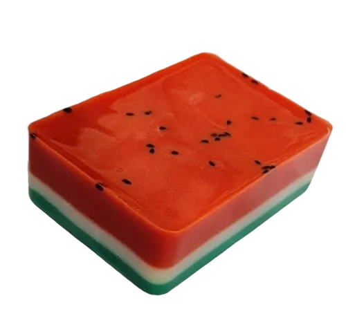 Watermelon Handmade Soap - Color: Red