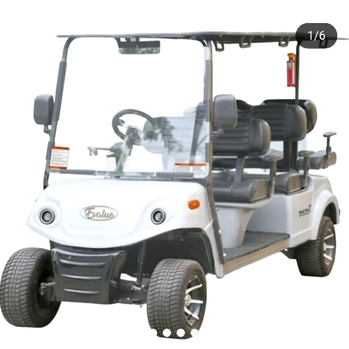 6 Seater Electric Golf Cart With Litihium Lfp Battery