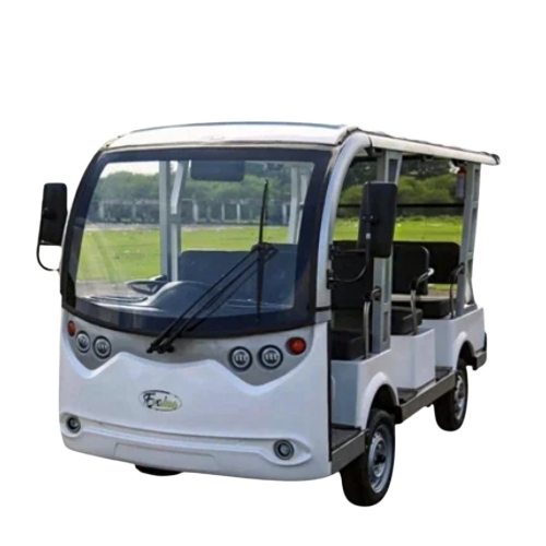 8 Seater White Electric Shuttle Bus