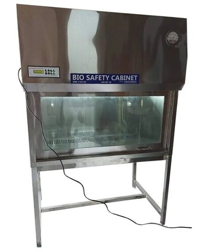 Bio Safety Cabinet - Metal, All Sizes, Silver | HEPA Filtration, Airflow Control, Ergonomic Design, Chemical Resistant
