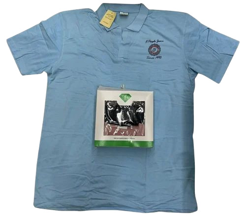 Cotton Collar T Shirt - Age Group: Adult