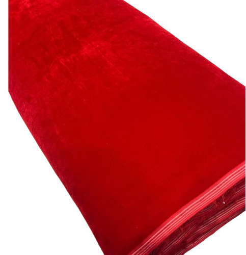 Red Soft 9000 Micro Velvet Fabric 44 Inch - Application: Women S Kurti