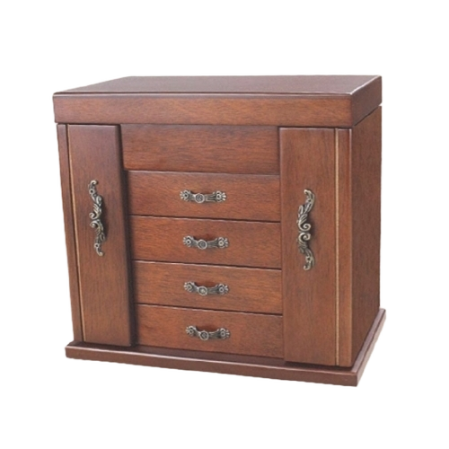 Wooden Jwelery Boxes - Color: Datk Brtown