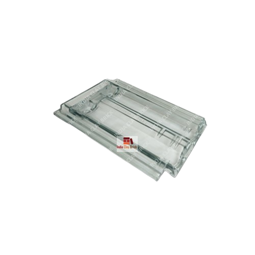 Glass Mangalore Roof Tile - Color: Reds / Pinks