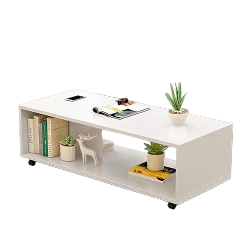 Wooden Rectangular Center Table By Ajay Furniture