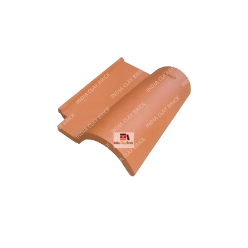 Natural Terracotta Clay Roof Tile - Dimension (L*W*H): 9X7 Inch (In)