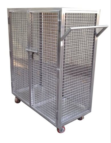 Stainless Steel Cage Trolley