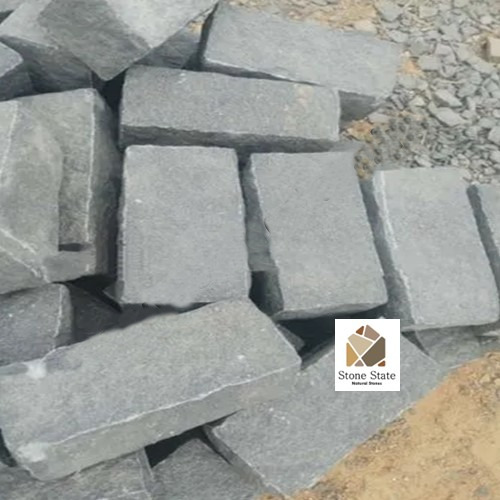 Kandla Grey Indian Sandstone Cobble Pavers Stone