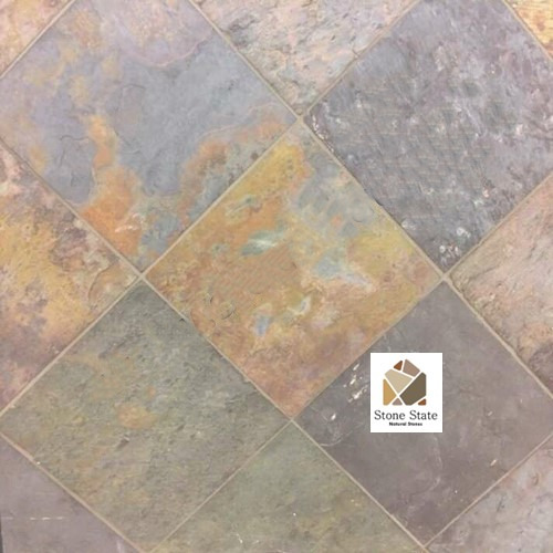 Natural Slate Stone - Stone Color: Red