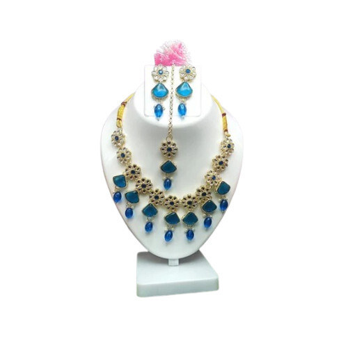 Ladies Kundan Necklace Set