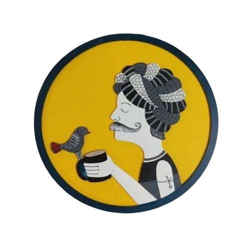 Decorative Wooden Wall Plates - Color: Multicolor