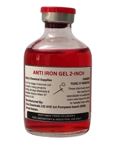 Anti Iron Gel Chemical - 30 ml Liquid, 98% Purity | Industrial Grade, Overheating Protection, 6 Month Testing