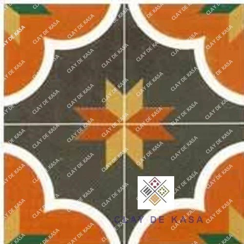 Athangudi Handmade Tiles - Color: Reds / Pinks